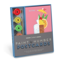 Knock Knock Cocktails Paint-by-Number Postcards Kit, Postcard book or pack Book Knock Knock Cocktails Paint-by-Number Postcards Kit, Postcard book or pack Book