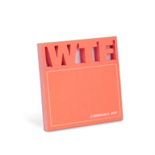 Knock Knock WTF Diecut Sticky Note, Stickers Book Knock Knock WTF Diecut Sticky Note, Stickers Book