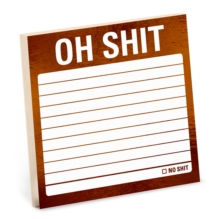 Knock Knock Oh Shit Metallic Sticky Notes, Stickers Book Knock Knock Oh Shit Metallic Sticky Notes, Stickers Book