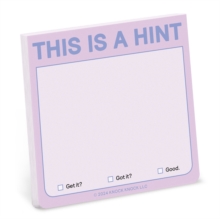 Knock Knock This Is a Hint Sticky Note (Pastel Version)