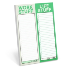 Knock Knock Work Stuff / Life Stuff Perforated Pad (Pastel Version)