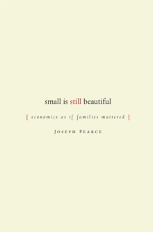 Small is Still Beautiful : Economics as if Families Mattered