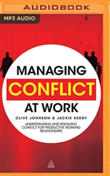 MANAGING CONFLICT AT WORK, CD-Audio Book MANAGING CONFLICT AT WORK, CD-Audio Book
