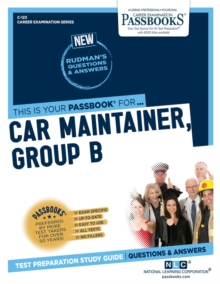 Car Maintainer, Group B, Paperback / softback Book Car Maintainer, Group B, Paperback / softback Book
