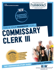 Commissary Clerk III, Paperback / softback Book Commissary Clerk III, Paperback / softback Book