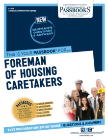 Foreman of Housing Caretakers, Paperback / softback Book Foreman of Housing Caretakers, Paperback / softback Book