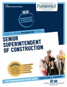 Senior Superintendent of Construction, Paperback / softback Book Senior Superintendent of Construction, Paperback / softback Book