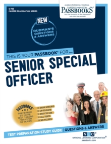 Senior Special Officer, Paperback / softback Book Senior Special Officer, Paperback / softback Book