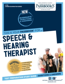 Speech & Hearing Therapist, Paperback / softback Book Speech & Hearing Therapist, Paperback / softback Book