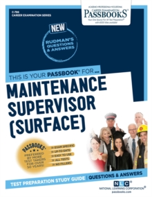 Maintenance Supervisor (Surface), Paperback / softback Book Maintenance Supervisor (Surface), Paperback / softback Book