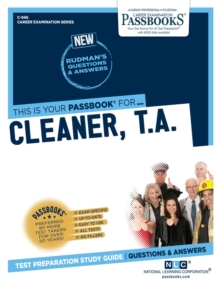 Cleaner (T.A.), Paperback / softback Book Cleaner (T.A.), Paperback / softback Book