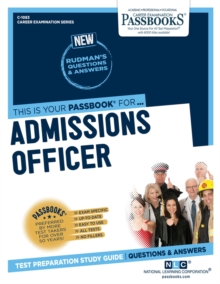 Admissions Officer, Paperback / softback Book Admissions Officer, Paperback / softback Book