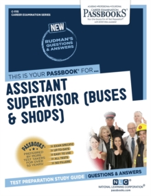 Assistant Supervisor (Buses and Shops), Paperback / softback Book Assistant Supervisor (Buses and Shops), Paperback / softback Book