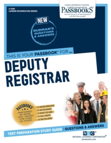 Deputy Registrar, Paperback / softback Book Deputy Registrar, Paperback / softback Book