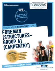 Foreman (Structures-Group A) (Carpentry), Paperback / softback Book Foreman (Structures-Group A) (Carpentry), Paperback / softback Book