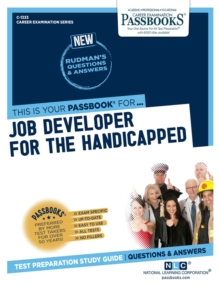 Job Developer for the Handicapped, Paperback / softback Book Job Developer for the Handicapped, Paperback / softback Book