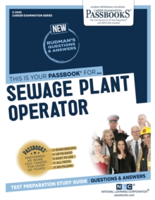 Sewage Plant Operator, Paperback / softback Book Sewage Plant Operator, Paperback / softback Book