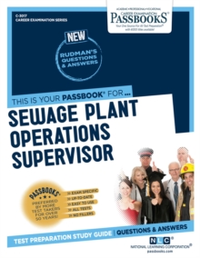 Sewage Plant Operations Supervisor, Paperback / softback Book Sewage Plant Operations Supervisor, Paperback / softback Book