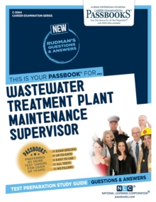 Wastewater Treatment Plant Maintenance Supervisor, Paperback / softback Book Wastewater Treatment Plant Maintenance Supervisor, Paperback / softback Book