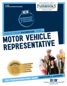 Motor Vehicle Representative, Paperback / softback Book Motor Vehicle Representative, Paperback / softback Book