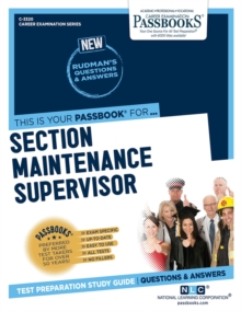Section Maintenance Supervisor, Paperback / softback Book Section Maintenance Supervisor, Paperback / softback Book