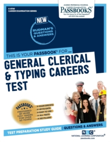 General Clerical & Typing Careers Test, Paperback / softback Book General Clerical & Typing Careers Test, Paperback / softback Book