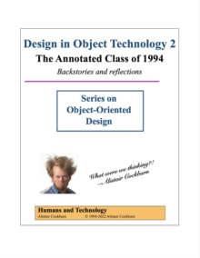 Design in Object Technology 2 : The Annotated Class of 1994