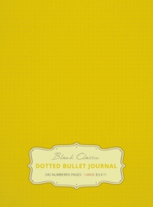 Large 8.5 x 11 Dotted Bullet Journal (Banana #5) Hardcover - 245 Numbered Pages