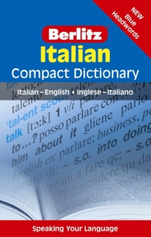 Berlitz Compact Dictionary Italian, Paperback / softback Book Berlitz Compact Dictionary Italian, Paperback / softback Book