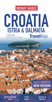 Insight Travel Map: Croatia : Istria & Dalmatia, Sheet map Book Insight Travel Map: Croatia : Istria & Dalmatia, Sheet map Book