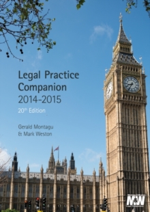 Legal Practice Companion 2014/15, Paperback Book Legal Practice Companion 2014/15, Paperback Book