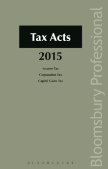 Tax Acts 2015, Paperback Book Tax Acts 2015, Paperback Book