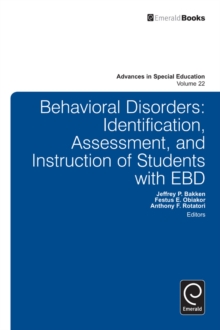 Behavioral Disorders : Identification, Assessment, and Instruction of Students with EBD