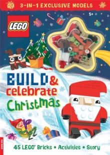 LEGO Books: Build & Celebrate Christmas (includes 45 bricks)