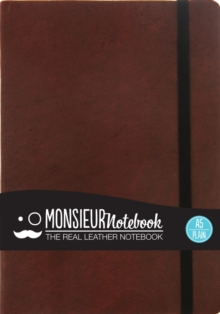 Monsieur Notebook Leather Journal - Brown Plain Medium A5, Leather / fine binding Book Monsieur Notebook Leather Journal - Brown Plain Medium A5, Leather / fine binding Book