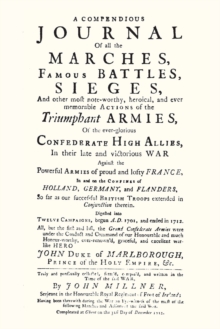 Compendious Journal of All the Marches, Famous Battles & Sieges (of Marlborough)