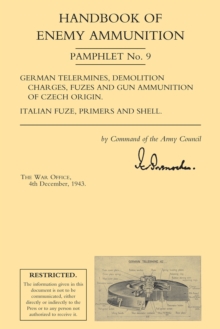 Handbook of Enemy Ammunition : War Office Pamplet No. 9