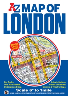 Map of London, Sheet map, folded Book Map of London, Sheet map, folded Book