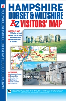 Hampshire, Dorset & Wiltshire Visitors Map, Sheet map, folded Book Hampshire, Dorset & Wiltshire Visitors Map, Sheet map, folded Book