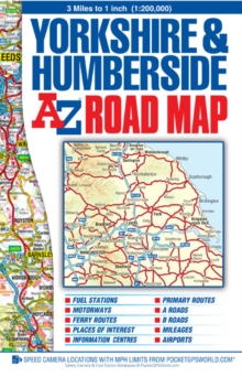 Yorkshire & Humberside Road Map, Sheet map, folded Book Yorkshire & Humberside Road Map, Sheet map, folded Book