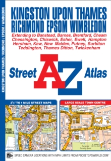 Kingston Upon Thames & Richmond Street Atlas, Paperback Book Kingston Upon Thames & Richmond Street Atlas, Paperback Book