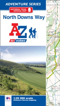 North Downs Way Adventure Atlas, Paperback Book North Downs Way Adventure Atlas, Paperback Book