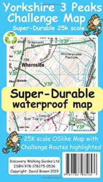 Yorkshire 3 Peaks Challenge Map, Sheet map Book Yorkshire 3 Peaks Challenge Map, Sheet map Book