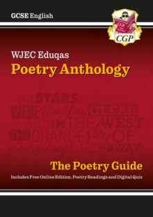 GCSE English WJEC Eduqas Anthology Poetry Guide Includes Online Edition, Audio And Quizzes