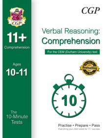 10-Minute Tests for 11+ Comprehension (Ages 10-11) - CEM Test, Paperback Book 10-Minute Tests for 11+ Comprehension (Ages 10-11) - CEM Test, Paperback Book