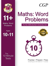 10-Minute Tests for 11+ Maths: Word Problems (Ages 10-11) - CEM Test, Paperback Book 10-Minute Tests for 11+ Maths: Word Problems (Ages 10-11) - CEM Test, Paperback Book