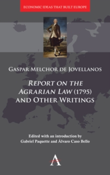 'Report on the Agrarian Law' (1795) and Other Writings, Paperback / softback Book 'Report on the Agrarian Law' (1795) and Other Writings, Paperback / softback Book