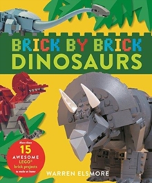 BRICK BY BRICK DINOSAURS, Book BRICK BY BRICK DINOSAURS, Book