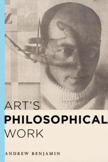 Art's Philosophical Work, Hardback Book Art's Philosophical Work, Hardback Book