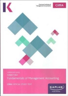 BA2 FUNDAMENTALS OF MANAGEMENT ACCOUNTING - STUDY TEXT, Paperback Book BA2 FUNDAMENTALS OF MANAGEMENT ACCOUNTING - STUDY TEXT, Paperback Book